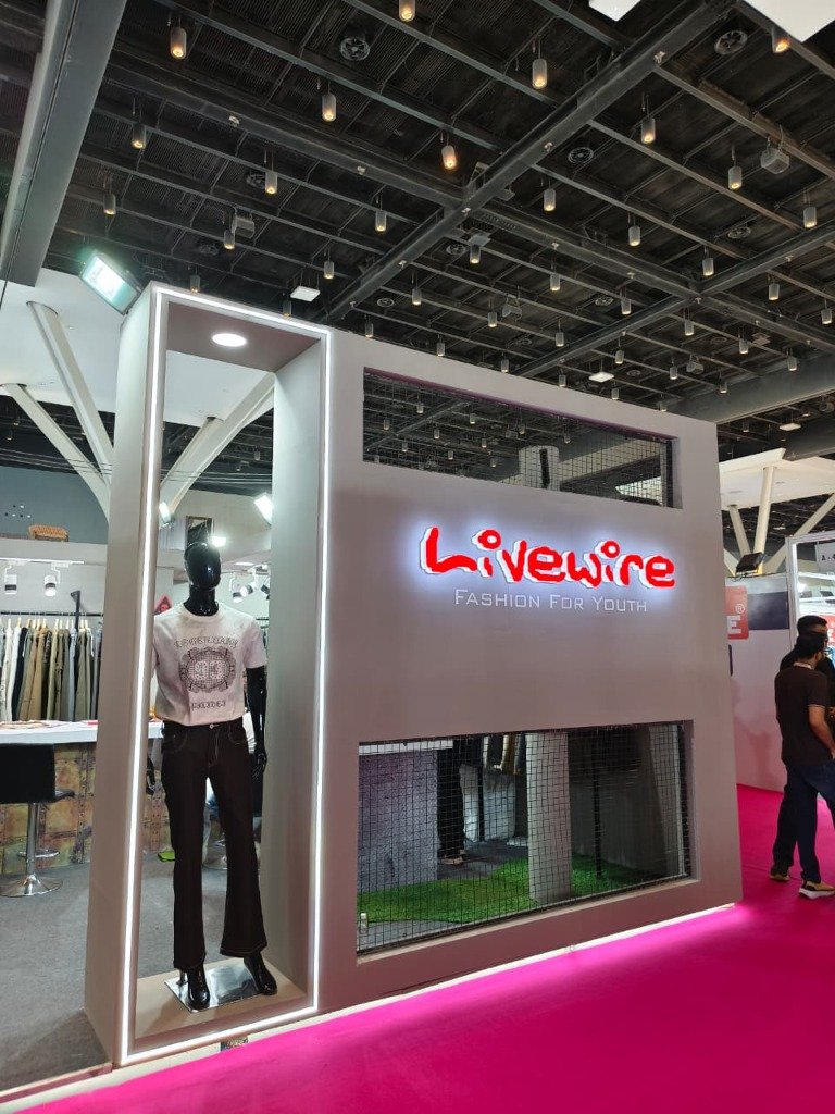 Corporate Event Livewire Booth Setup